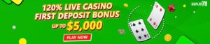 goplay711 live casino first deposit bonus